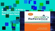 Favorit Book  A Writer s Reference Unlimited acces Best Sellers Rank : #2