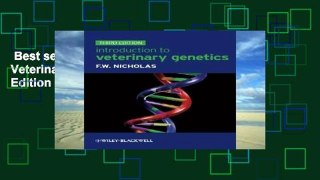 Best seller  Introduction to Veterinary Genetics 3rd Edition  Full