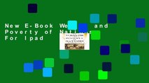New E-Book Wealth and Poverty of Nations For Ipad