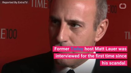 Matt Lauer Gives First Interview Since Sexual Misconduct Scandal