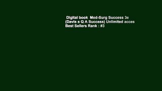 Digital book  Med-Surg Success 3e (Davis s Q A Success) Unlimited acces Best Sellers Rank : #3