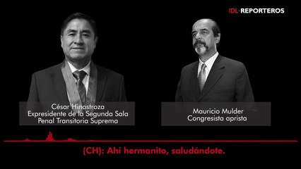 Nuevo audio: Mauricio Mulder y César Hinostroza planearon reunión