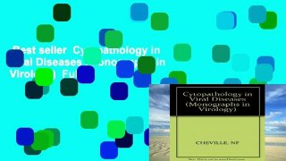 Best seller  Cytopathology in Viral Diseases (Monographs in Virology)  Full