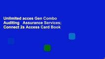 Unlimited acces Gen Combo Auditing   Assurance Services; Connect 2s Access Card Book