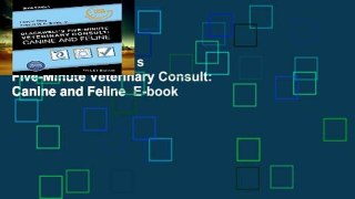 Popular  Blackwell s Five-Minute Veterinary Consult: Canine and Feline  E-book