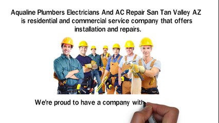 Aqualine Plumbers Electricians And AC Repair San Tan Valley AZ