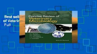 Best seller  Concise Review of Veterinary Microbiology 2E  Full