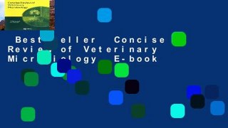 Best seller  Concise Review of Veterinary Microbiology  E-book