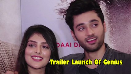 Utkarsh Sharma, Ishita Chauhan, Anil Sharma At Trailer Launch Of Genius