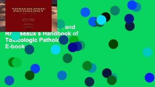 Best seller  Haschek and Rousseaux s Handbook of Toxicologic Pathology  E-book