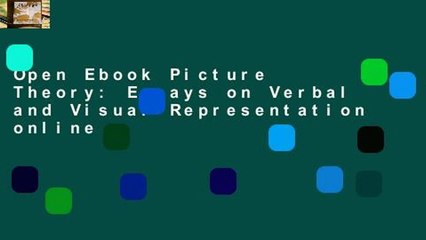 Open Ebook Picture Theory: Essays on Verbal and Visual Representation online