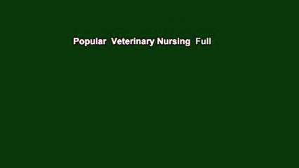 Popular  Veterinary Nursing  Full