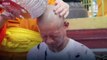 Thai boys shave their heads to be monks