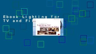Ebook Lighting for TV and Film Full