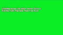 Unlimited acces Lies Salon Owners Believe: And the Truth That Sets Them Free Book