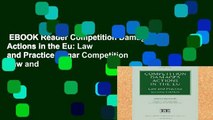 EBOOK Reader Competition Damages Actions in the Eu: Law and Practice (Elgar Competition Law and