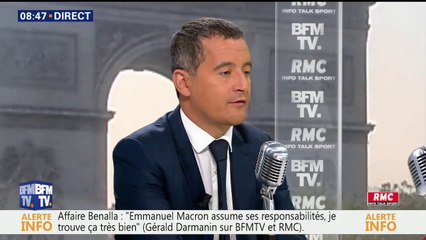 "Le président de la République n'a pas à répondre aux questions d'une commission parlementaire", estime Gérald Darmanin