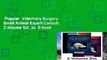 Popular  Veterinary Surgery: Small Animal Expert Consult: 2-Volume Set, 2e  E-book