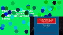 Favorit Book  Antitrust Law and Trade Regulation, Cases and Materials (University Casebook Series)