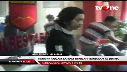 Tak Terima Ditegur Satpam, Warga Tembakkan Pistol