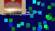 Trial Ebook  Innovation in Energy Law and Technology: Dynamic Solutions for Energy Transitions