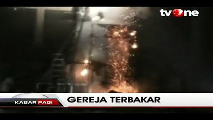 Gereja Pantekosta di Lampung Terbakar