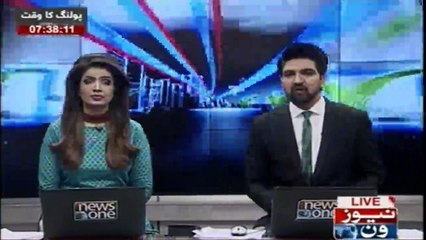 Media stopped from going inside the polling station in Islamabad