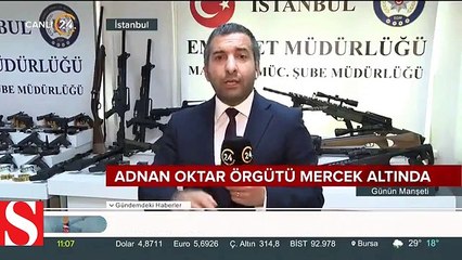 Adnan Oktar suç örgütünün cephaneliği görüntülendi