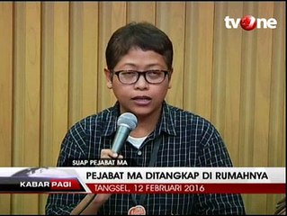 Ini Penjelasan KPK Atas Penangkapan Pejabat di MA