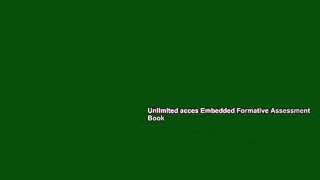 Unlimited acces Embedded Formative Assessment Book