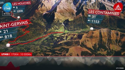UTMB® 2018 3D route preview