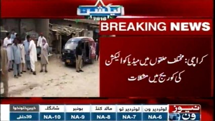 Difficulties in Media Coverages on karachi's different constituencies