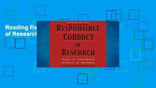 Reading Responsible Conduct of Research For Any device