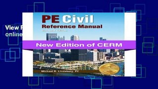 View Pe Civil Reference Manual online