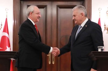 Kılıçdaroğlu, Berberoğlu'nun Tutukluluk Durumunu Görüşmek İçin Meclis Başkanı Yıldırım ile Bir Araya Geldi