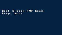 Best E-book PMP Exam Prep: Accelerated Learning to Pass the Project Management Professional (PMP)