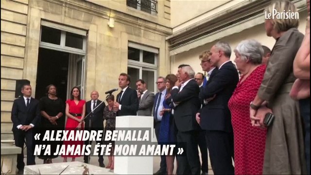 Macron : « Alexandre Benalla n’a jamais été mon amant »