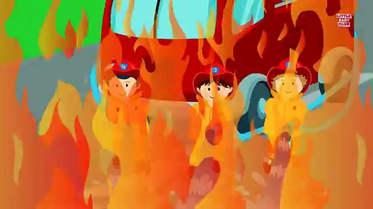 Nursery Rhymes By Kids Baby Club - Five Little Fireman | Original Songs By Little Baby Club