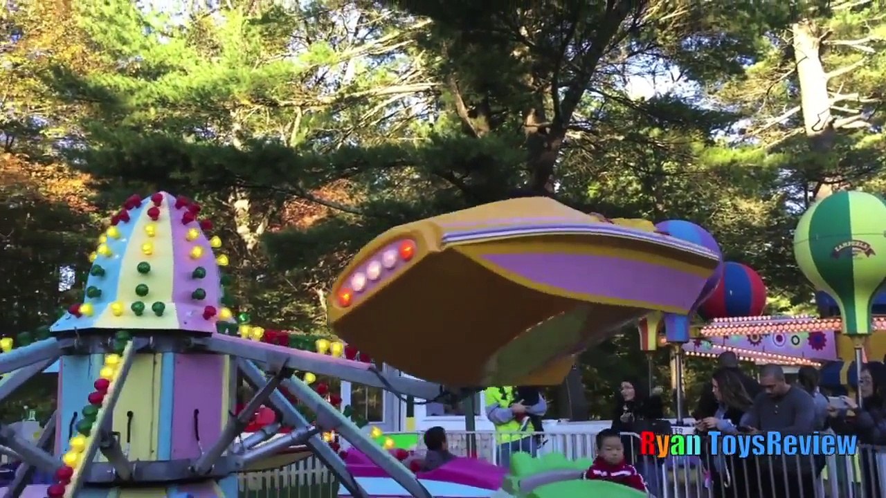 Ryan meets Giant Real Life Thomas and Friends Trains at ThomasLand Amusement Park