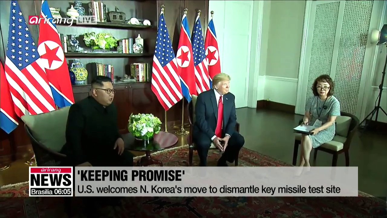 N. Korean state media calls for declaration of end to Korean War following missile test site dismantlement