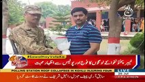 What People Did With Pak Army Jawan Outside Polling Station