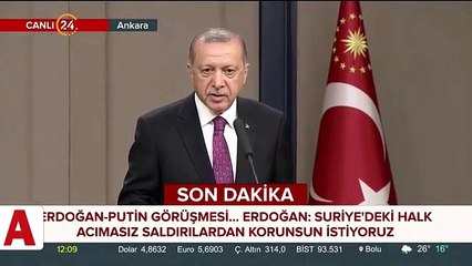 Başkan Erdoğan�dan ABD�ye net mesaj