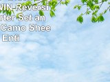 Realtree AP Black Camo 5 Pc TWIN Reversible Comforter Set and AP White Camo Sheet set