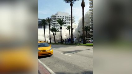 Todas las imágenes del colapso del edificio de Miami Beach
