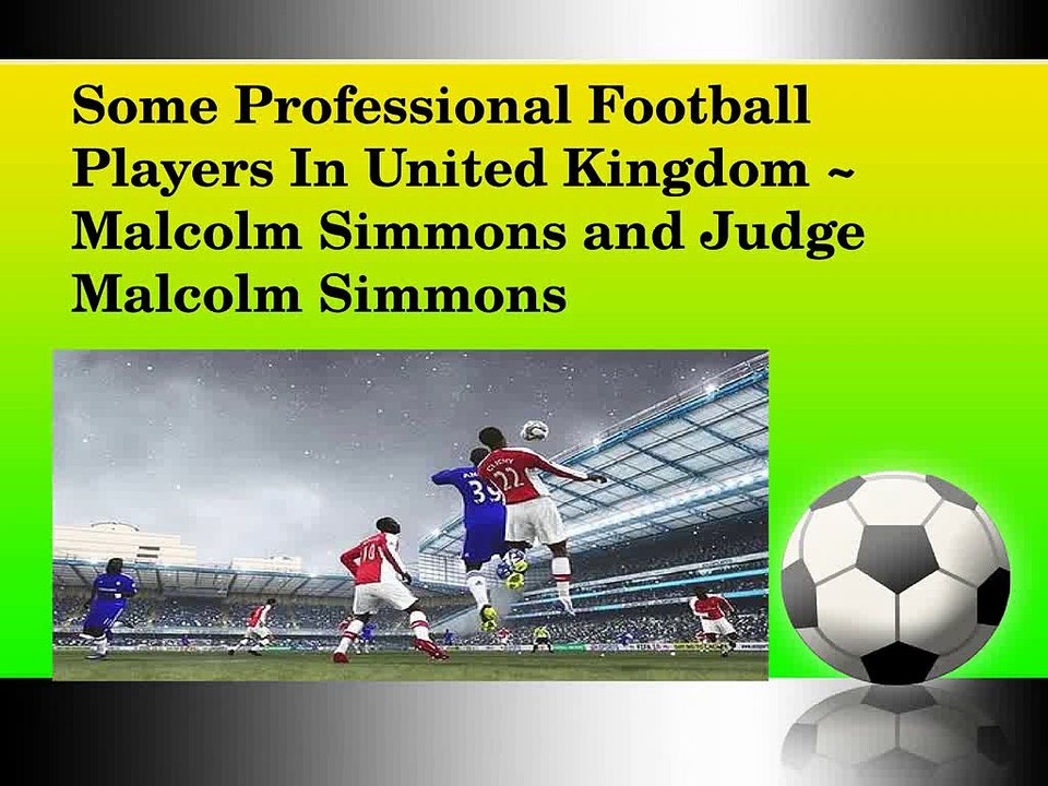 Strategy to Play Football Game – Malcolm Simmons and Judge Malcolm Simmons