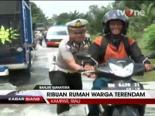 Banjir di Kabupaten Lima Puluh Kota Berangsur Surut