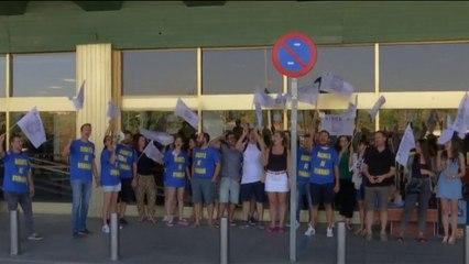 Noticia | La huelga de Ryanair provoca tensión entre los afectados en Madrid 25/7/2018