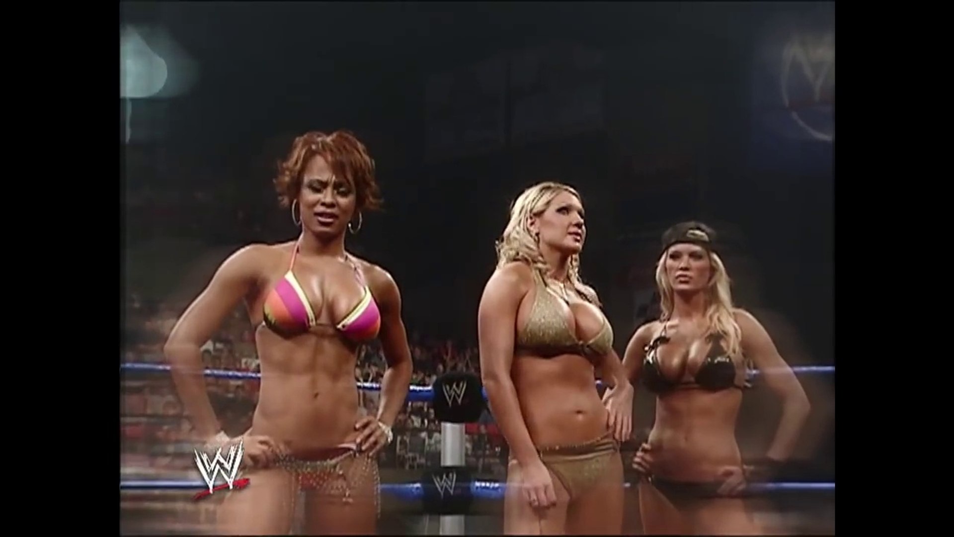 Ashley & Michelle McCool Backstage (SD! June 16, 2006)