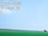 EZLift EL2218 Steel Bedding Support System 2 Rails 2 Legs Each