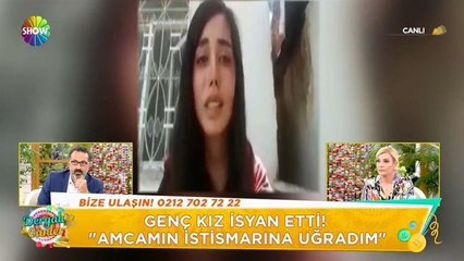 Genç kız isyan etti!